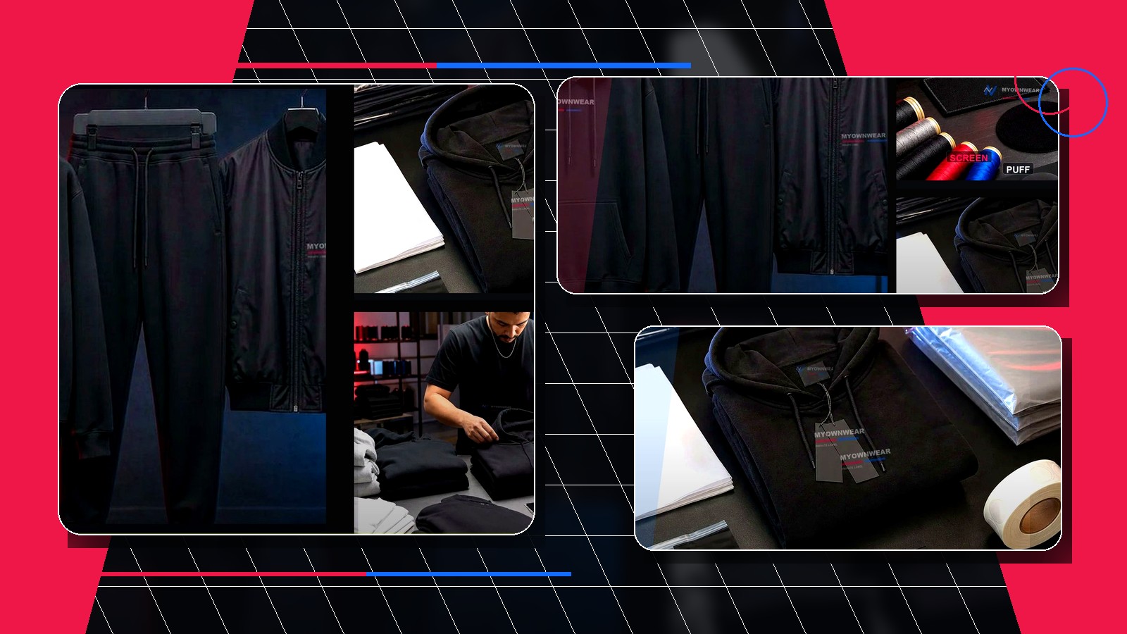 Small batch streetwear RFQ planning board for first brand drops