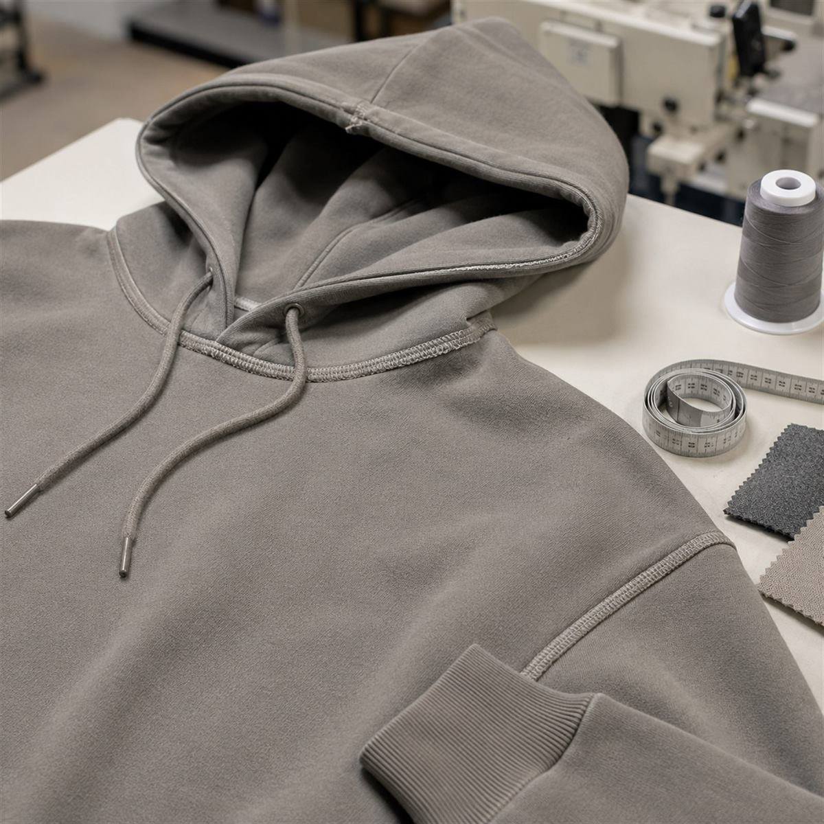 Custom hoodie production route
