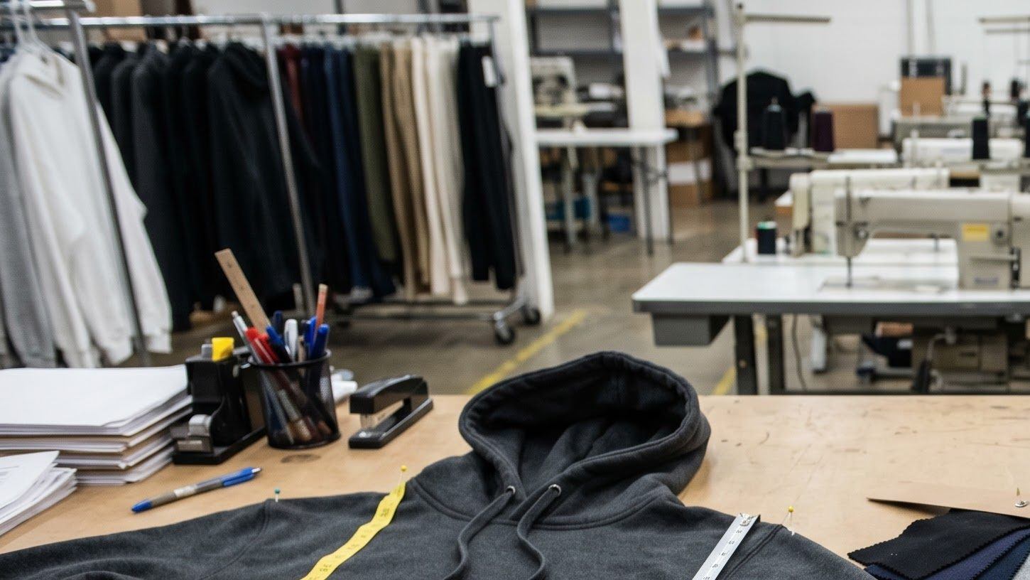 Hoodie measurement review for approved repeat-order specifications